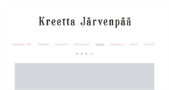 Desktop Screenshot of kreettajarvenpaa.com